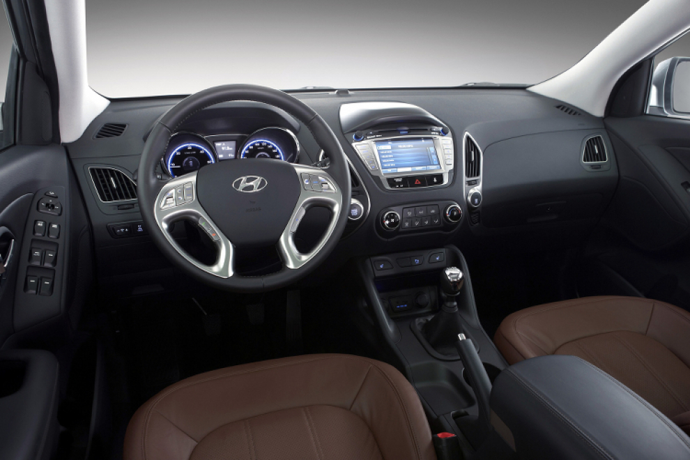 Салон Hyundai ix35 2010 кроссовер
