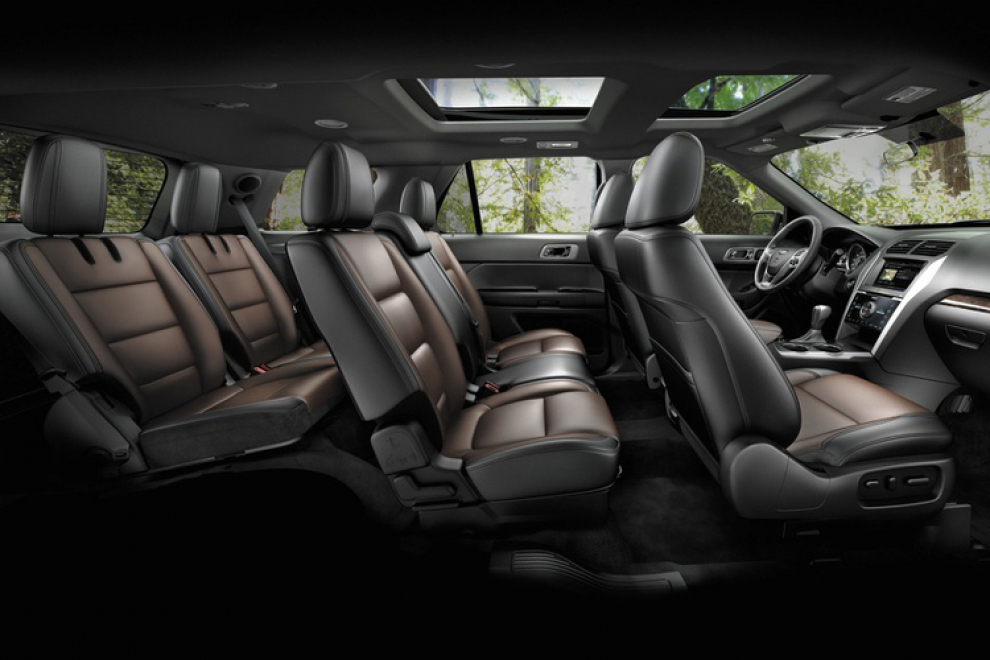 Салон Ford Explorer 2013 кроссовер