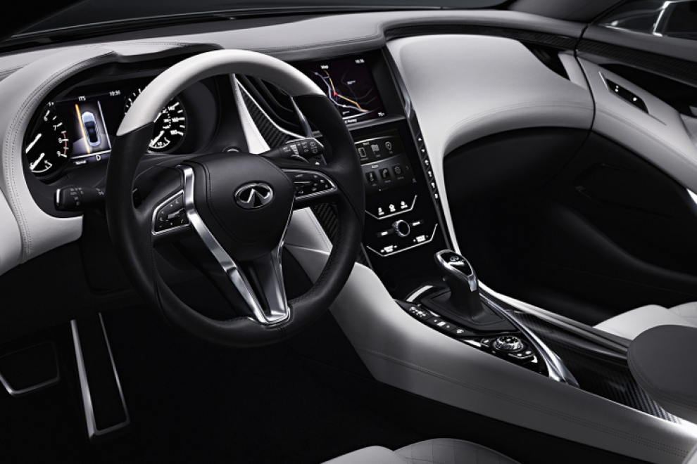 Салон Infiniti Q60 2016 купе