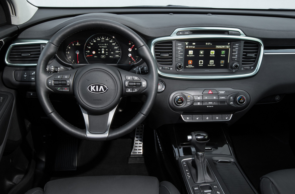 Салон Kia Sorento Prime 2015 кроссовер