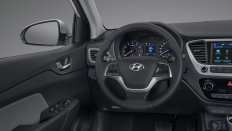 Фото салона Hyundai Solaris (Хендай Солярис) / Comfort<br><span> 1.4 / 100 л.с. / Автомат (6 ст.) / Передний привод</span>