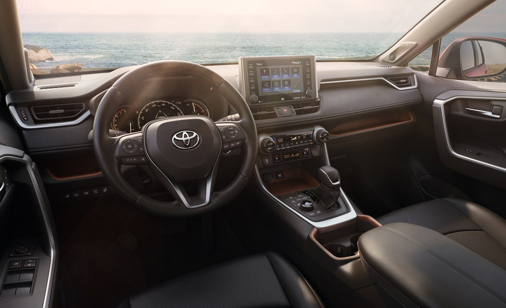 Интерьер Toyota Rav4 (2018)